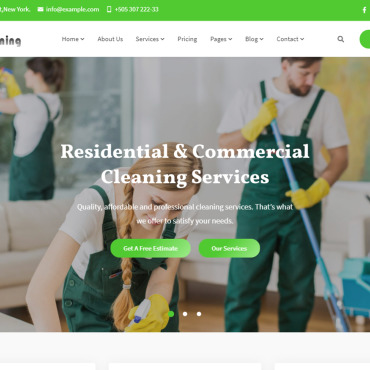 Clean Carwashing Responsive Website Templates 165280