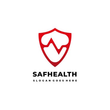 Carehealth Securityhealthcarehospitallogomedicalmodernpharmacypulsesocial Logo Templates 165465