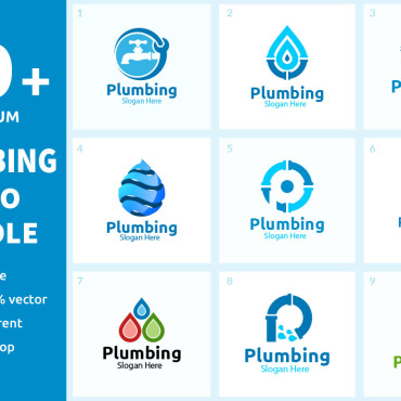 Plumbing Plumber Logo Templates 165487