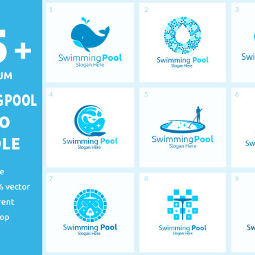 Aqua Clean Logo Templates 165495