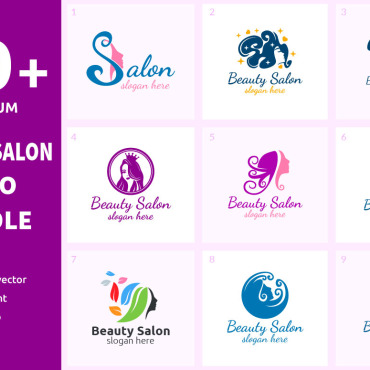 Salon Makeup Logo Templates 165502