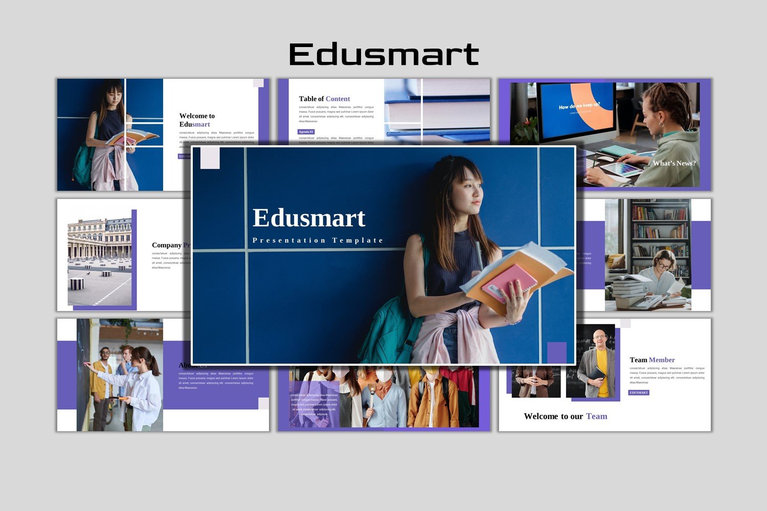 EduSmart - Creative Business Google Slides Template