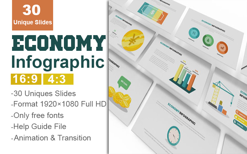 Economy Infographic Powerpoint Template
