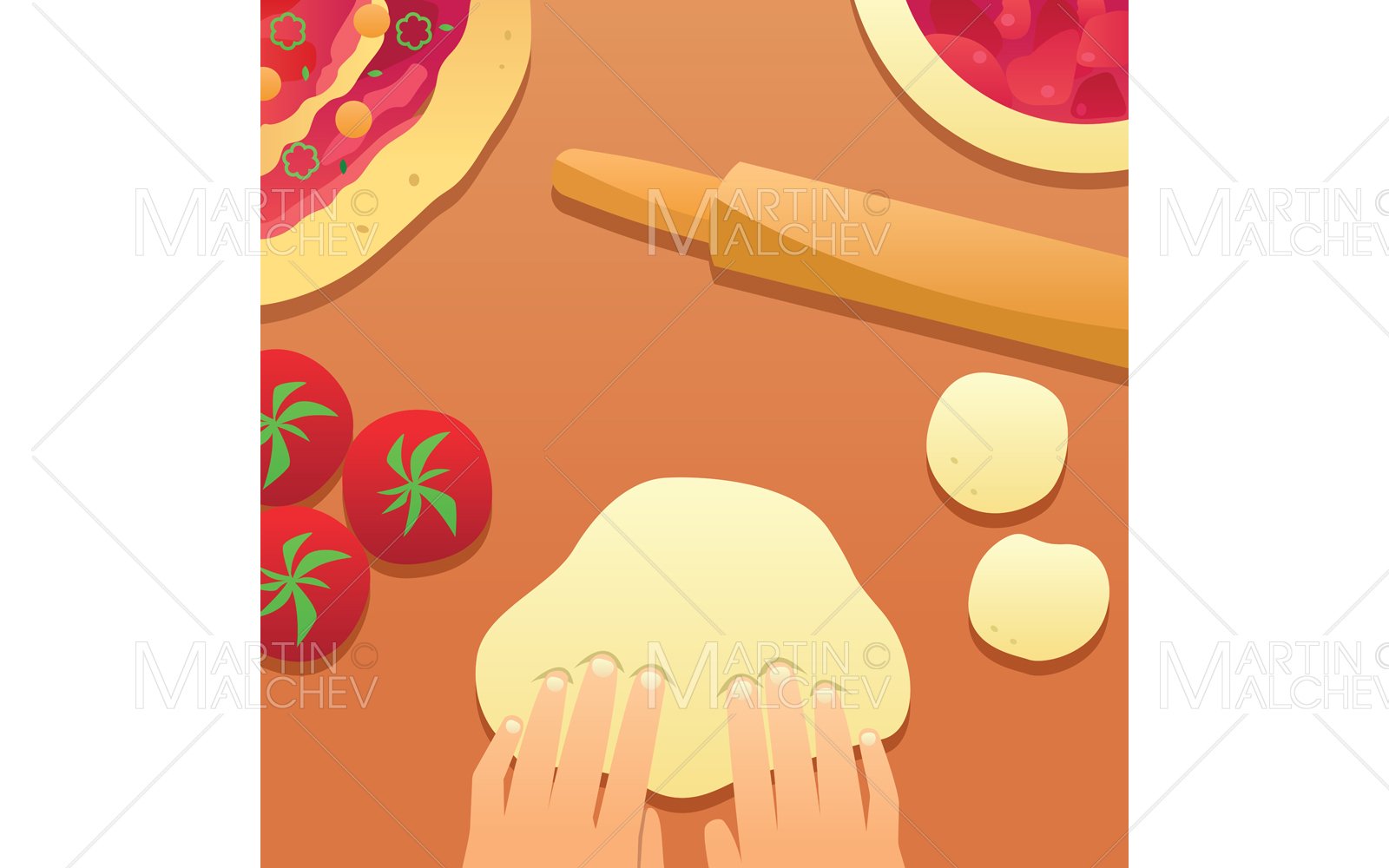 Cooking Flat Design