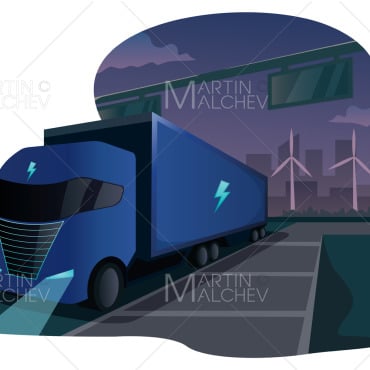 Electric Vehicle Illustrations Templates 165702