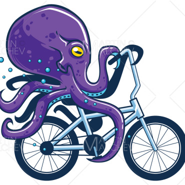 Pedaling Purple Illustrations Templates 165718