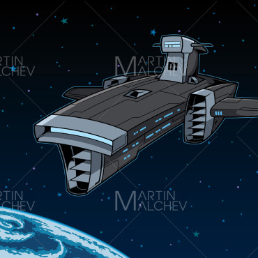 Starship Spacecraft Illustrations Templates 165736