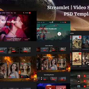 Video Streaming PSD Templates 165747
