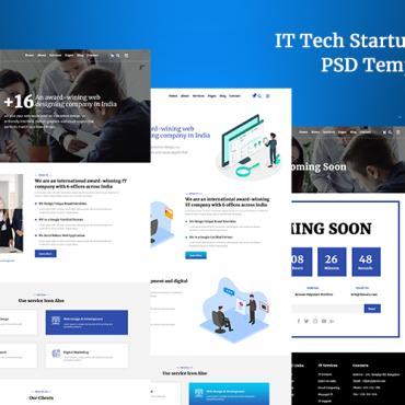 Tech Startup PSD Templates 165749