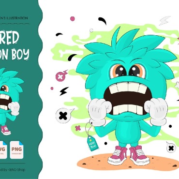 Cartoon Character Vectors Templates 165945