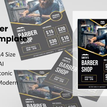 Template Flyer Corporate Identity 166013