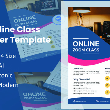 Template Flyer Corporate Identity 166027