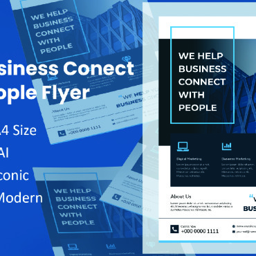 Template Flyer Corporate Identity 166030