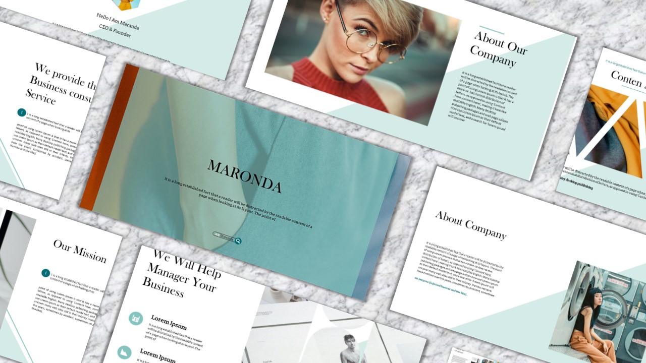 Maronda - Creative Business Google Slides Template