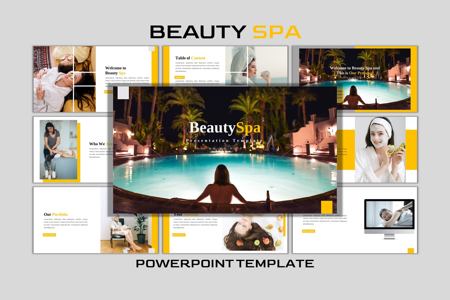 BeautySPA - Creative Business Powerpoint Template