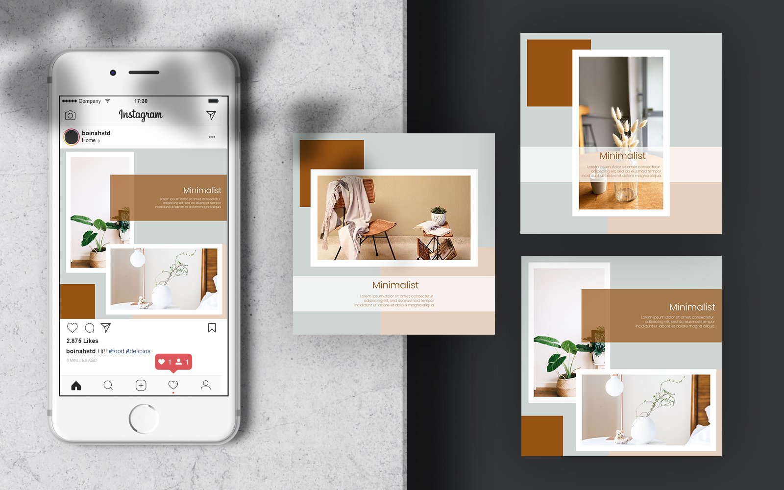 Furniture Instagram Banner Social Media Template