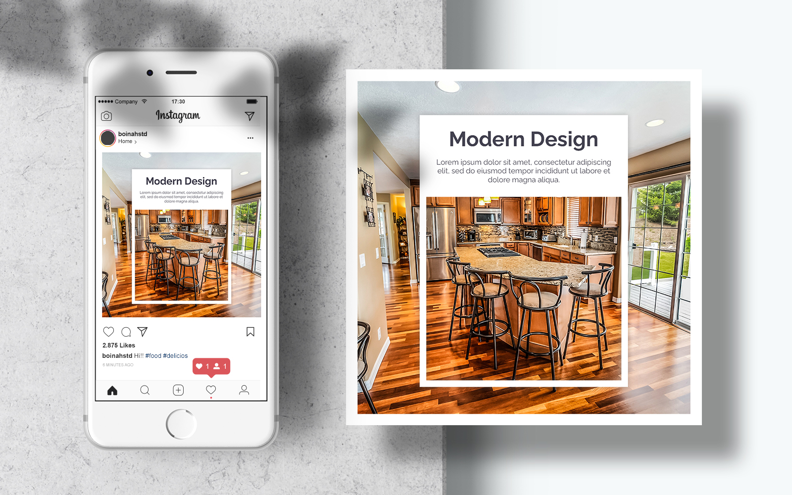 Furniture Instagram Template Banner Post for Social Media