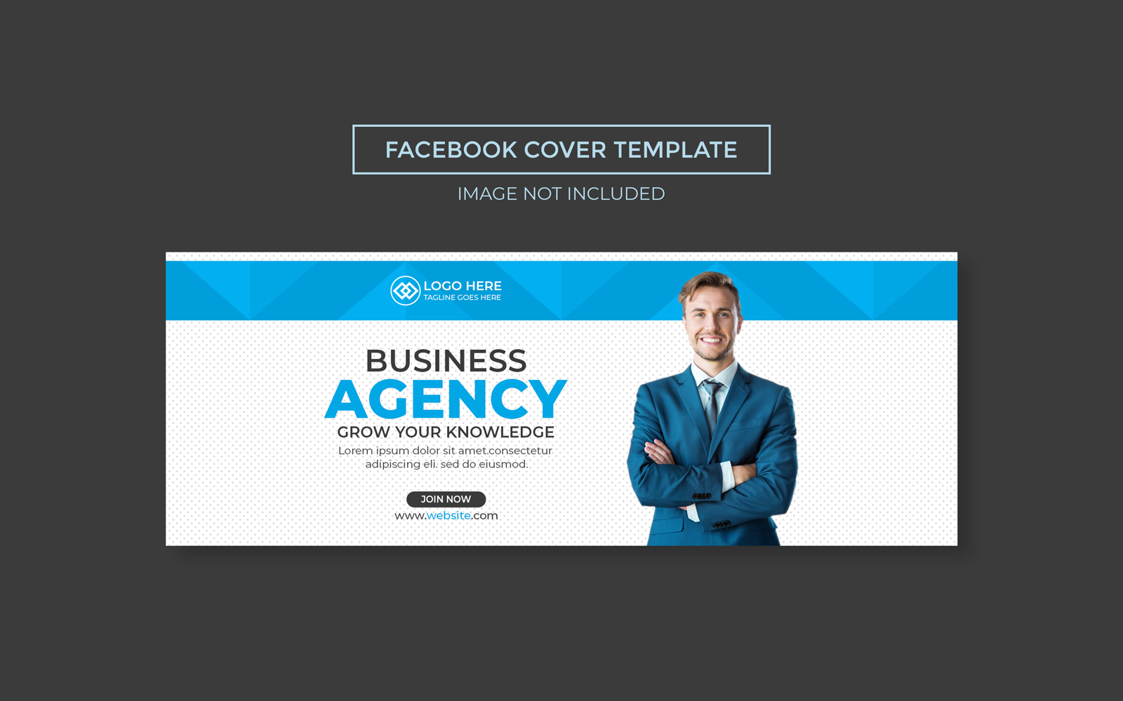 Geometric Facebook Cover Banner Template