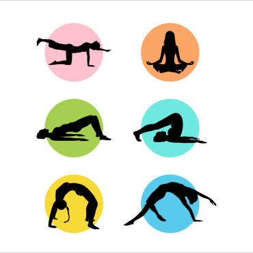 Female Yoga Logo Templates 166211