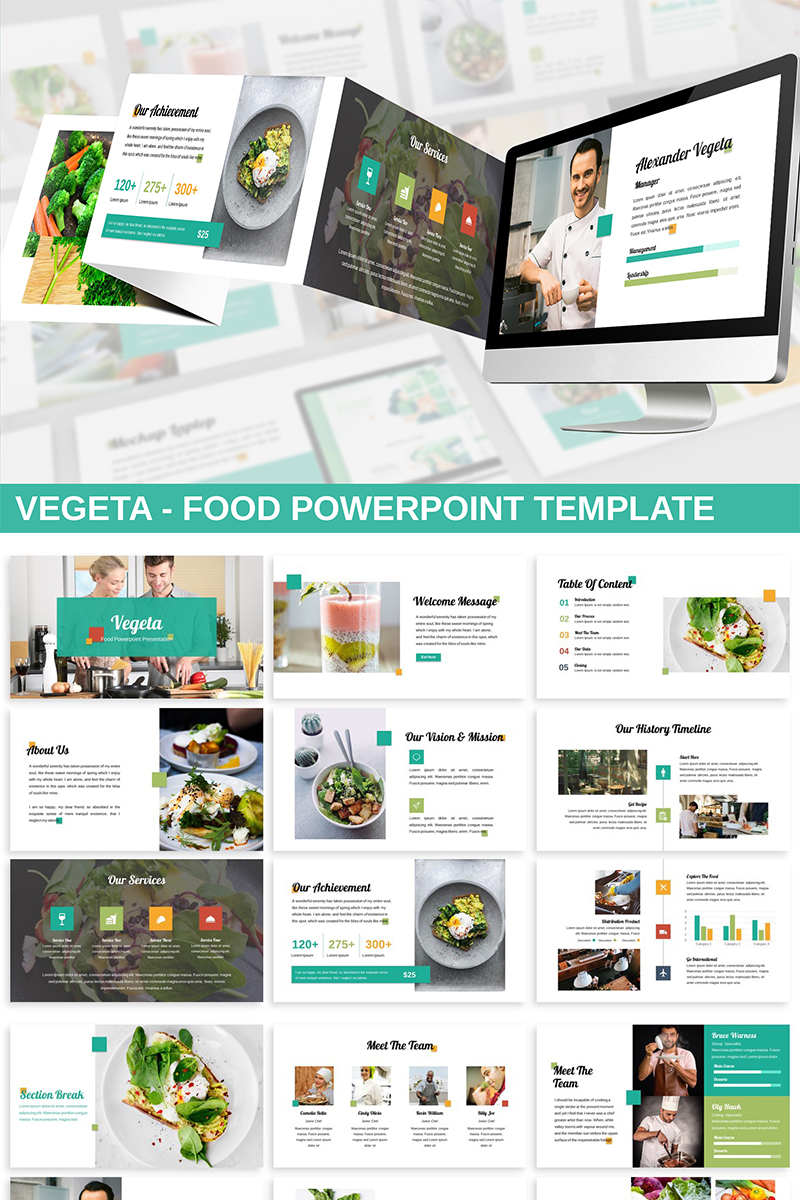 Vegeta - Food PowerPoint