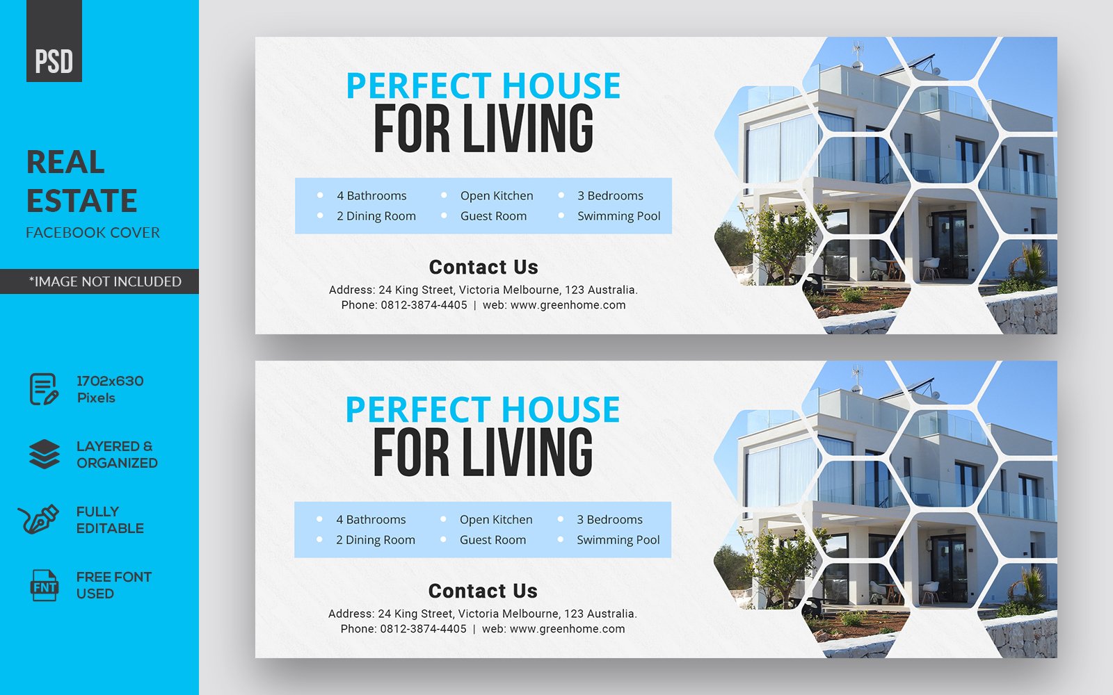 Creative Design Real Estate Facebook Cover