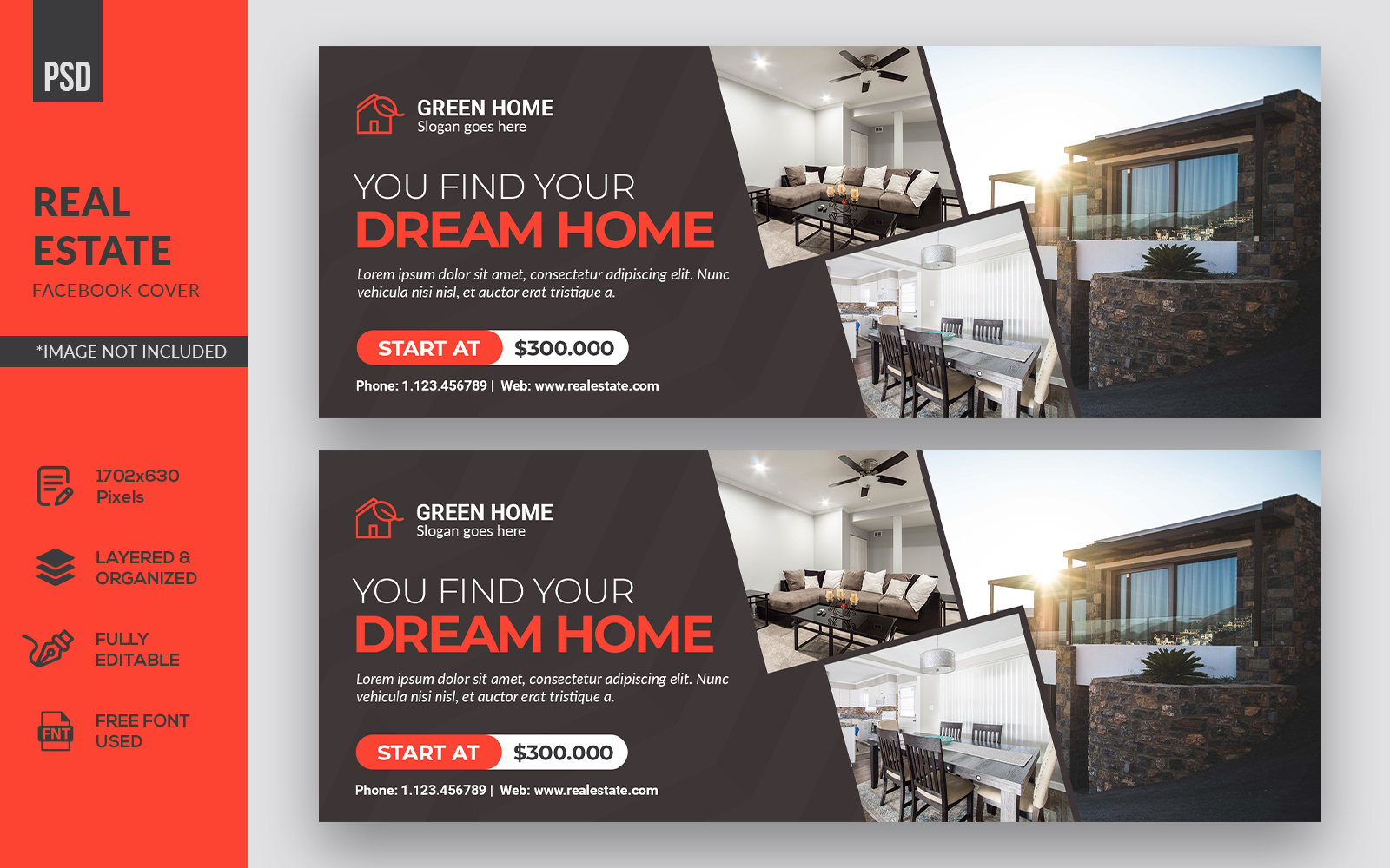 Creative Real Estate Facebook Cover