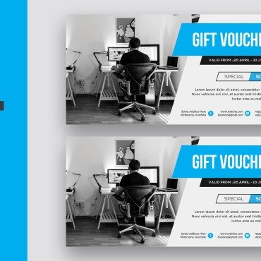 Voucher Gift Corporate Identity 166711