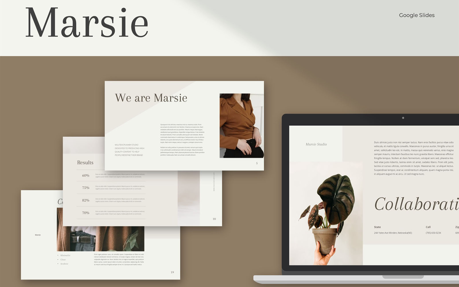 MARSIE Google Slides Template