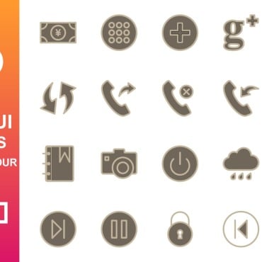 Pad Add Icon Sets 167000