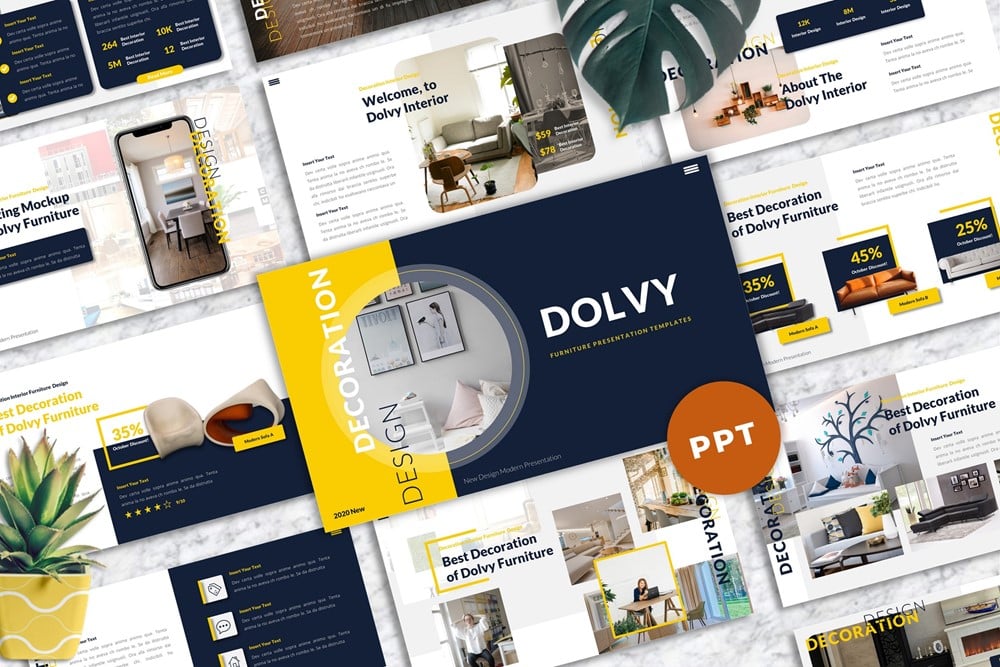 Dolvy - Furniture Powerpoint