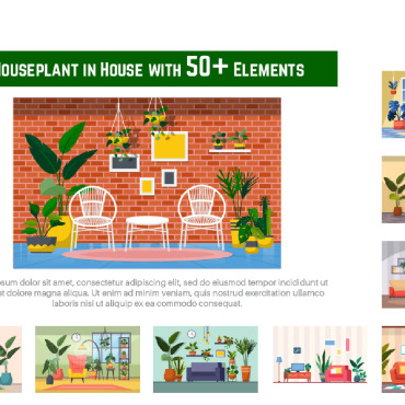 Houseplant Green Illustrations Templates 170267