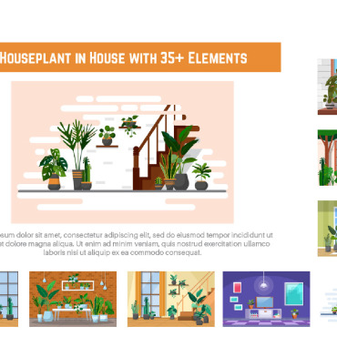 Houseplant Green Illustrations Templates 170271