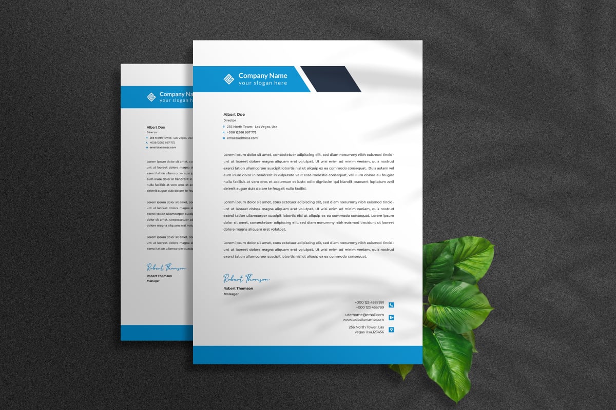 Business Letterhead - Corporate Identity Template