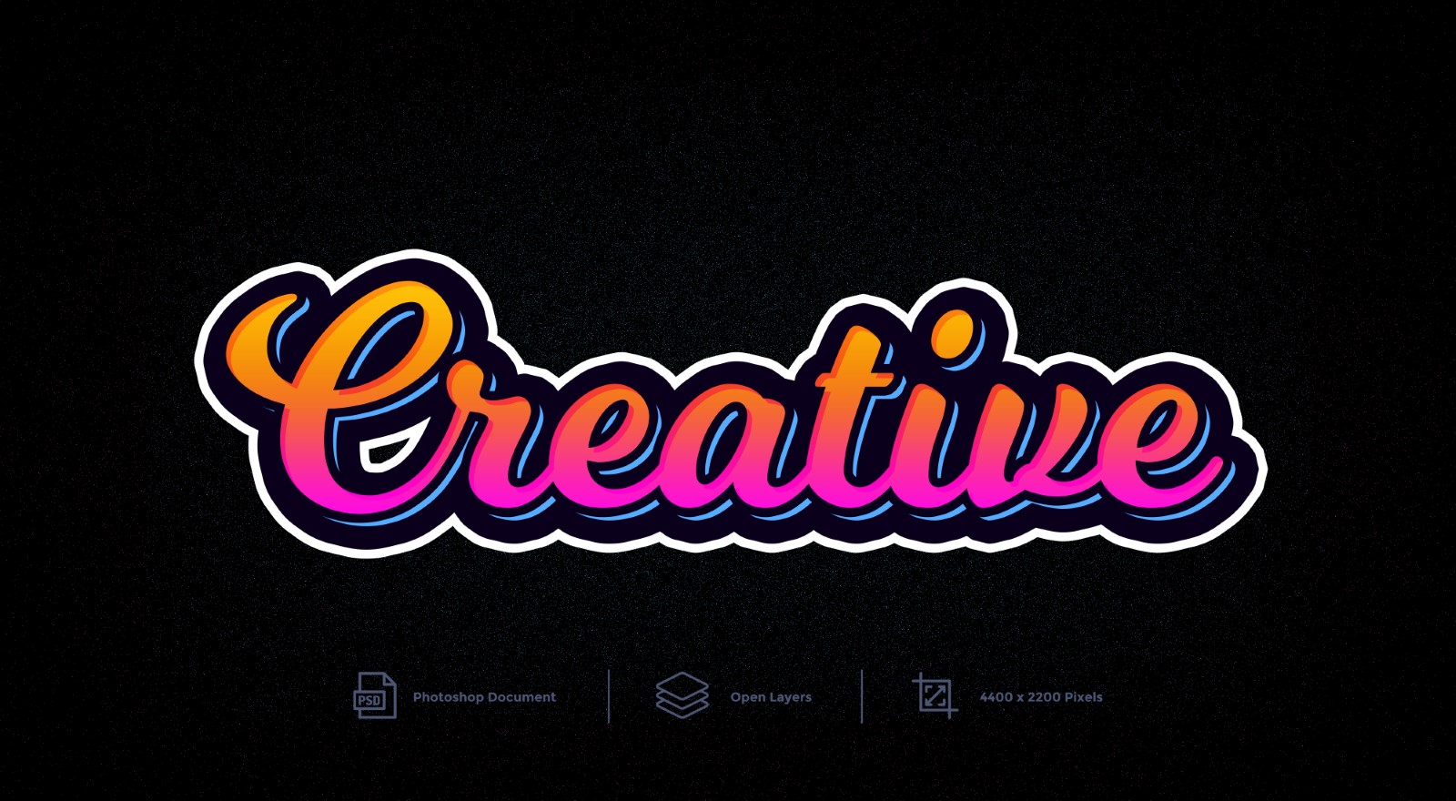Creartive Text Effect And Layer Style - Illustration