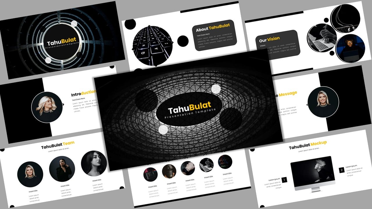 TahuBulat - Creative Business Powerpoint Template