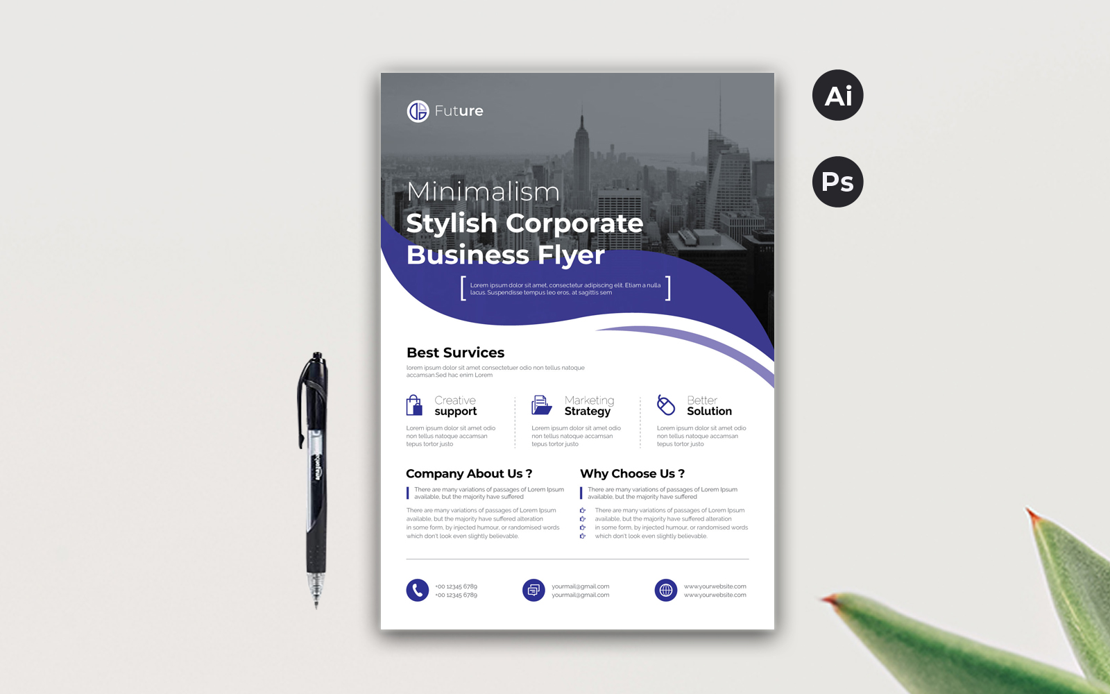 Stylish Business Flyer - Corporate Identity Template