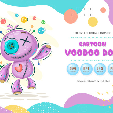 Doll Voodoo Vectors Templates 170729