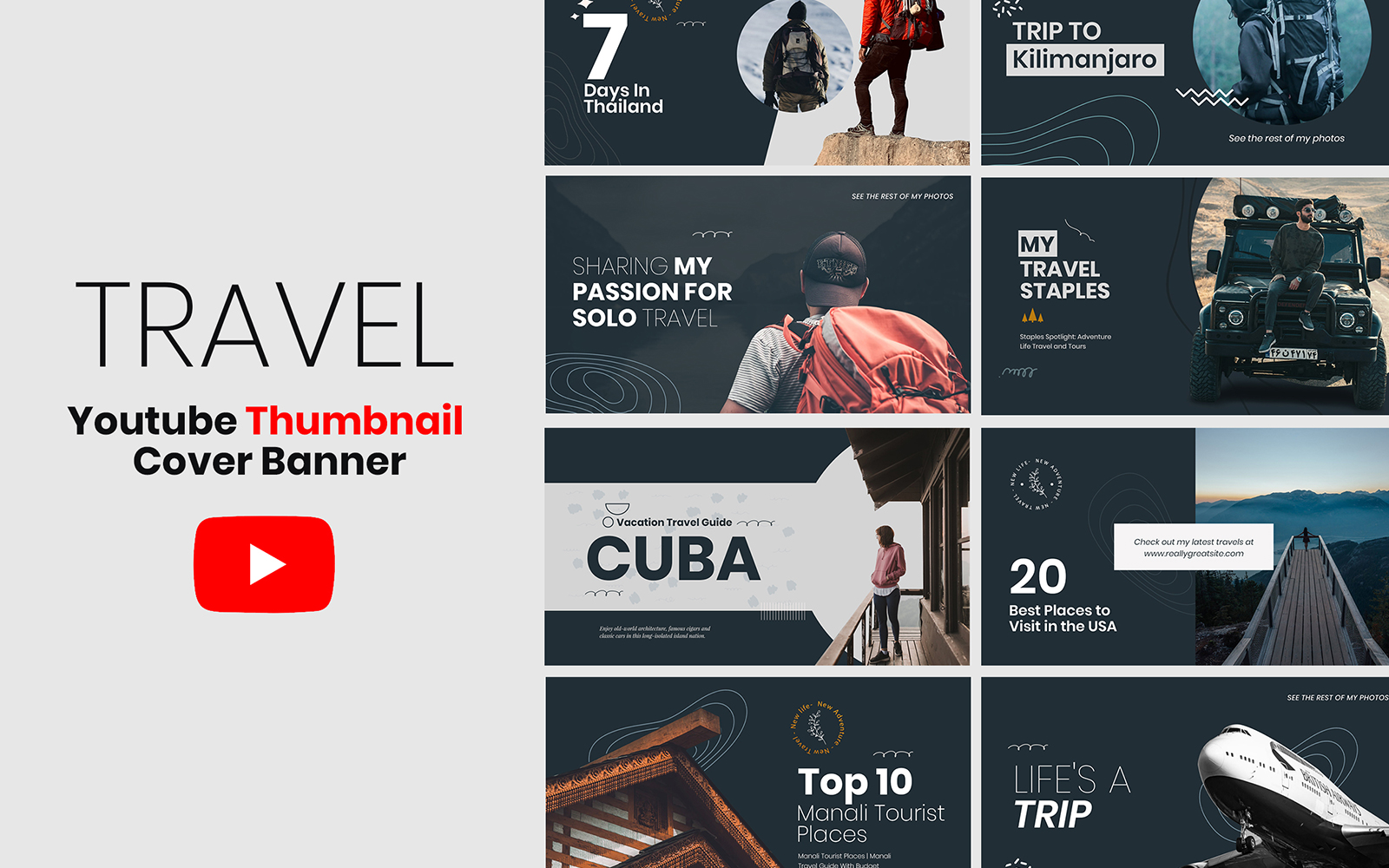 Travel YouTube Thumbnail Social Media