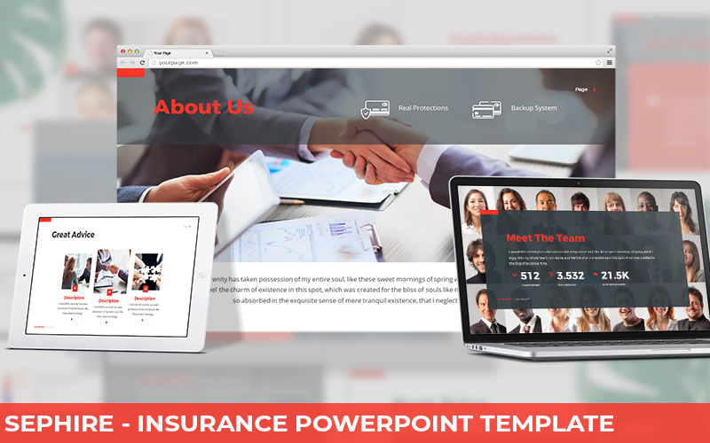 Sephire - Insurance Powerpoint Template