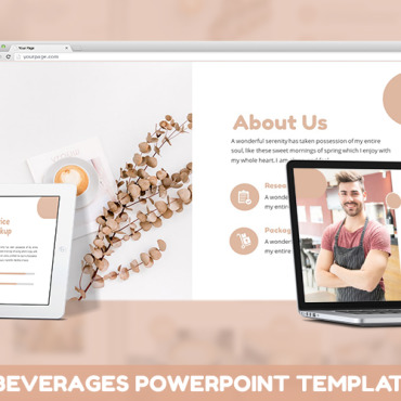 Restaurant Orange PowerPoint Templates 171041