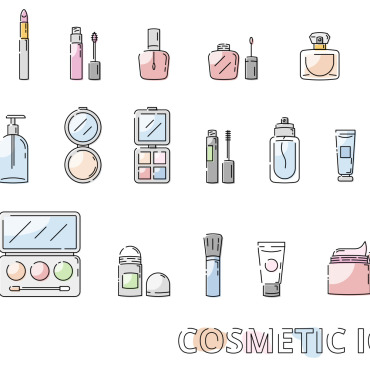 Beauty Icon Vectors Templates 171042