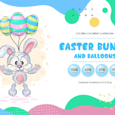 Bunny Easter Vectors Templates 171044