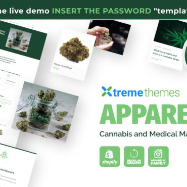 Medical Cannabis Shopify Themes 171099