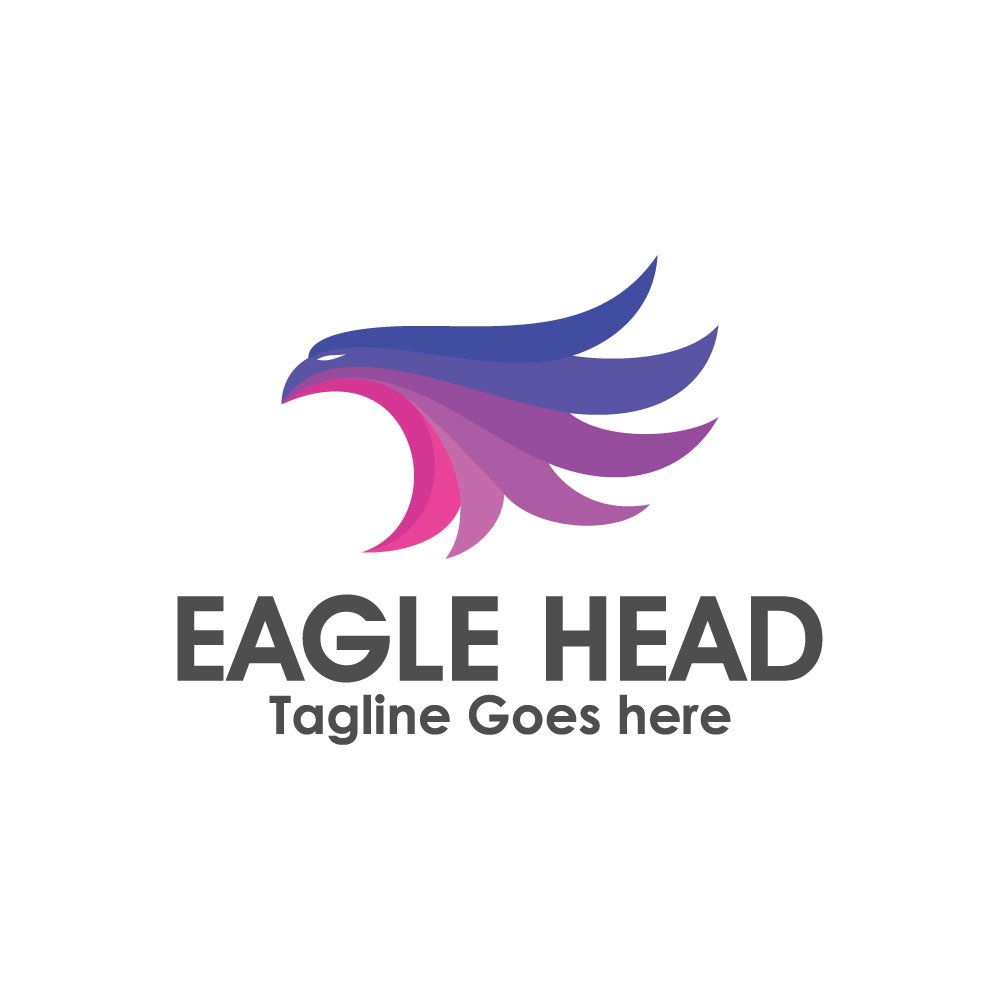 Modern Eagle Head Logo Template