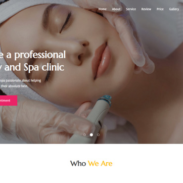 Beauty Products Landing Page Templates 171345