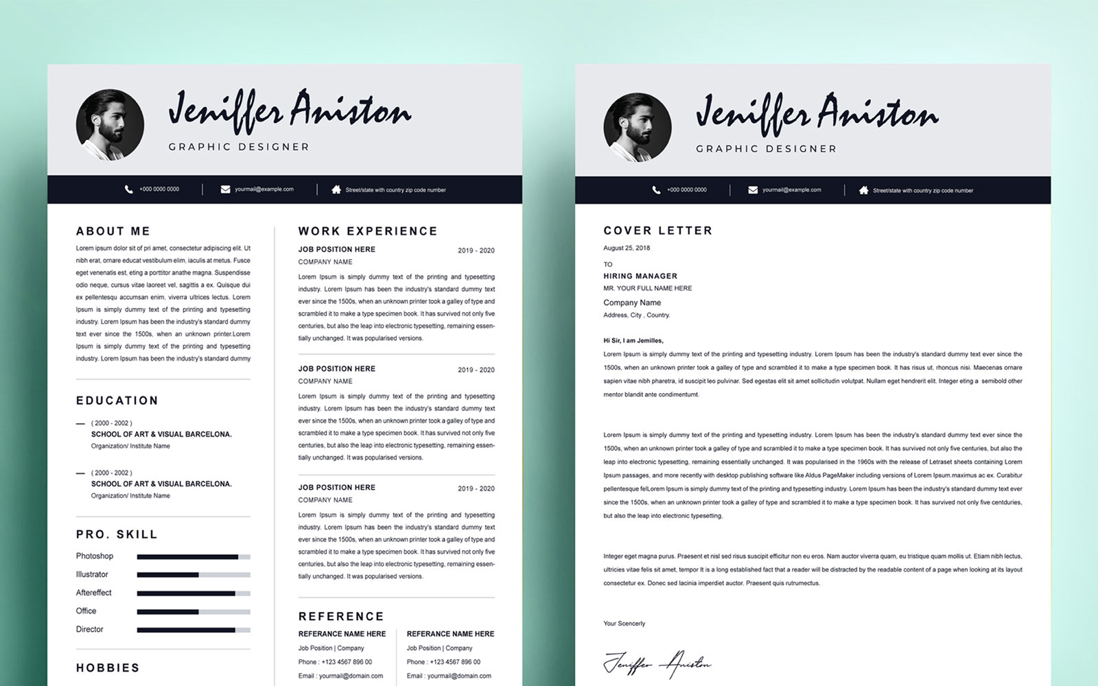 Jemiller - Resume / CV Template