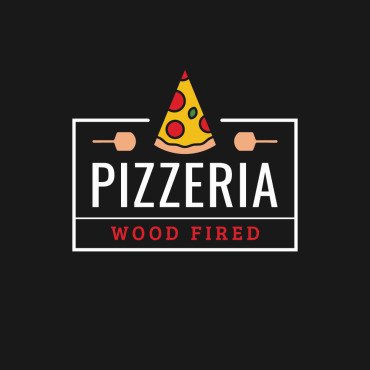 Pizzeria Restaurant Logo Templates 171480