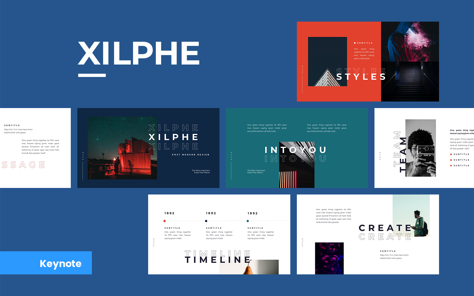 Xilphe Modern - Keynote template