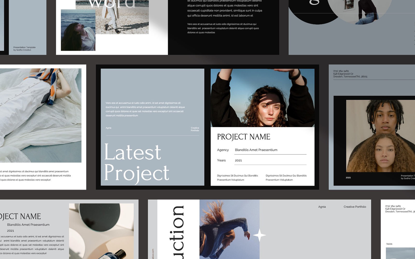 AGNIA Creative Portfolio - Keynote template