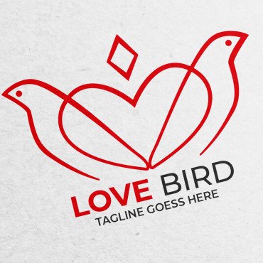 Bird Love Logo Templates 171852